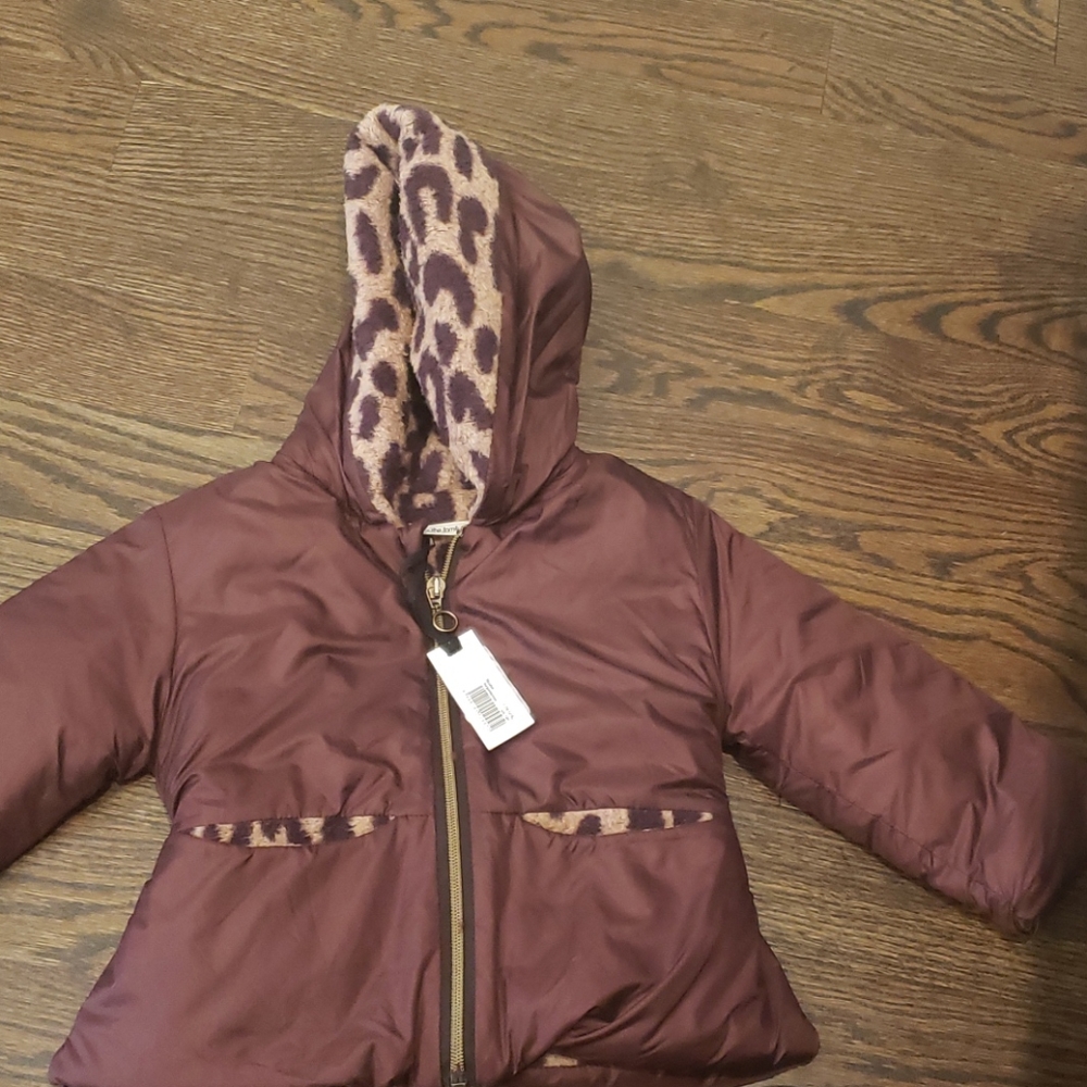 1+in the family burgundy jacket sz 12 month